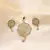 Gold Plated American Diamond Jewellery Mangalsutra Pendant with Chain for Women