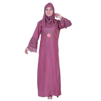 Momin Bazaar Islmaic Modest Flower Nida Abaya /Burkha  1