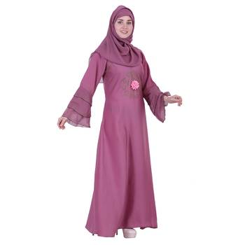 Momin Bazaar Islmaic Modest Flower Nida Abaya /Burkha  2