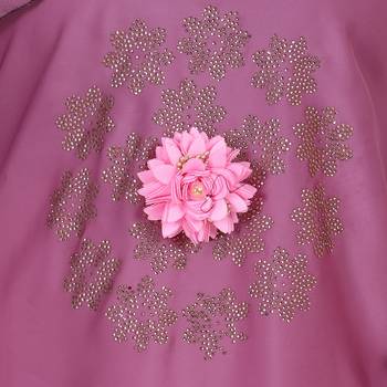 Momin Bazaar Islmaic Modest Flower Nida Abaya /Burkha  4