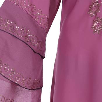 Momin Bazaar Islmaic Modest Flower Nida Abaya /Burkha  5