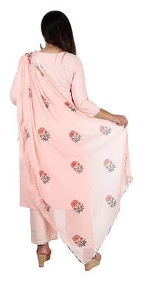 Women's Solid Printed Straight Kurti 2