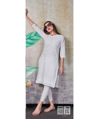 Stylish Chicken Cotton Kurtis 1