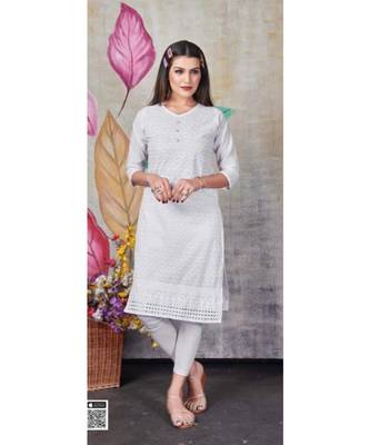 Stylish Chicken Cotton Kurtis 1