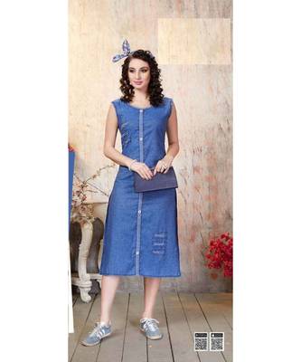 Classy Denim Kurtis 1