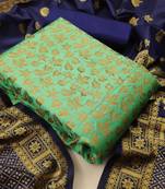 Light-green brocade brocade salwar