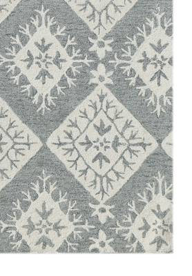 Rug For Living/Drawing/Bedroom Hand Tufted 5'x8' Grey 4