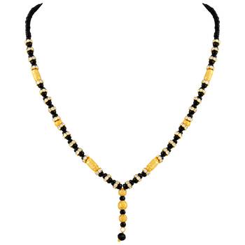 Asmitta Lavish designer Gold toned Princess Mangalsutra For Women 1