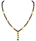 Asmitta Lavish designer Gold toned Princess Mangalsutra For Women