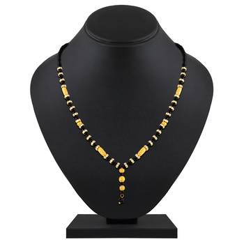 Asmitta Lavish designer Gold toned Princess Mangalsutra For Women 2