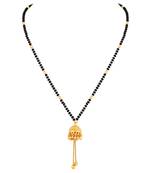 Asmitta Jhumki Pendant Gold toned Mangalsutra For Women