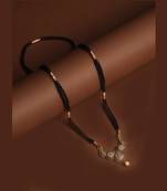 Asmitta Traditional Oxidised Gold toned Mangalsutra For Women
