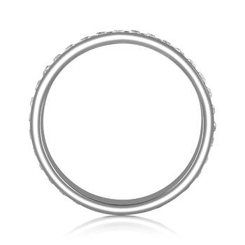 Asmitta Attractive Rhodium toned  Finger Ring For Men 3