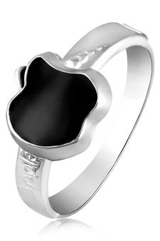 Asmitta designer Apple Shape Silver toned Finger Ring For Women