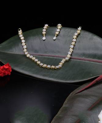 Silver Alloy necklace sets 4