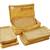 atorakushon Satin Golden Makeup Pouches Cosmetic Necklace Earrings Vanity Jewellery Organizer For Women's