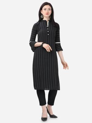 Cotton straight office wear kurta 1
