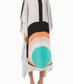 JSDC Women Free Size Casual Wear Calf Length Crepe Kaftan