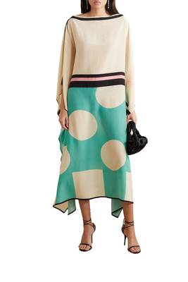 JSDC Digital Printed Satin Silk Kaftan for Women Lounge Wear 1