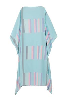 JSDC Beach Wear Satin Silk Printed Calf Length Kaftans for Women  2