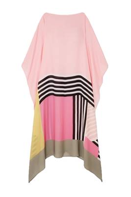 JSDC Women's Daily Wear Satin Silk Printed Calf Length Kaftans 2
