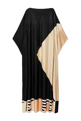 JSDC Women Long Ankle Length Satin Silk Printed Kaftan 2