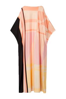 Digital Printed Long Satin Silk Casual Wear Women Kaftan Kurtas 2