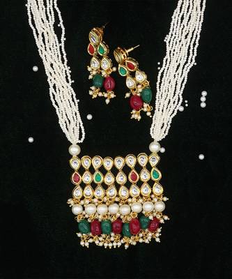 Multicolor Designer Kundan Necklace Sets 2