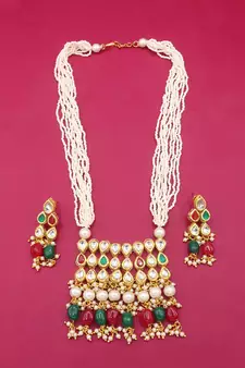 Multicolor Designer Kundan Necklace Sets