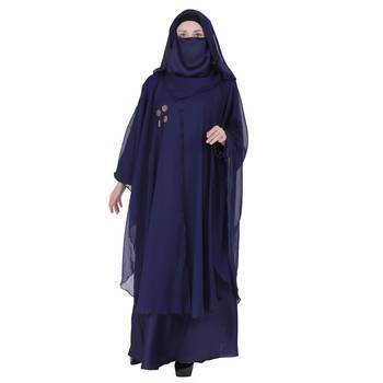 Momin Bazaar Islamic Modest Kaftan Abaya Crystal Embroidery 1