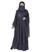 Momin Bazaar Islamic Modest Kaftan Abaya Crystal Embroidery