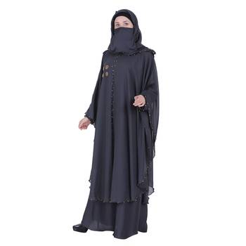 Momin Bazaar Islamic Modest Kaftan Abaya Crystal Embroidery 3