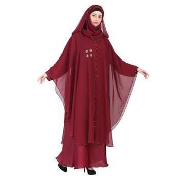 Momin Bazaar Islamic Modest Kaftan Abaya Crystal Embroidery 3