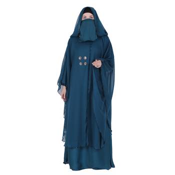 Momin Bazaar Islamic Modest Kaftan Abaya Crystal Embroidery 1