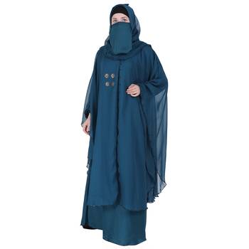 Momin Bazaar Islamic Modest Kaftan Abaya Crystal Embroidery 3