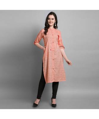 Checkered straight kurta 1