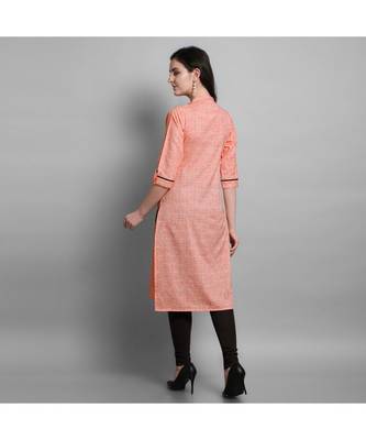 Checkered straight kurta 2