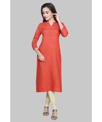 En Vogue Linen Straight Kurta 3