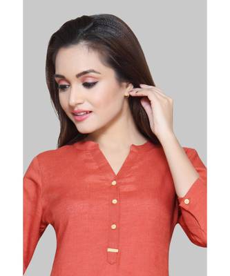 En Vogue Linen Straight Kurta 4