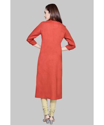 En Vogue Linen Straight Kurta 5