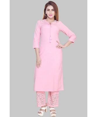 En Vogue Cotton Straight Kurta With Bottom 3