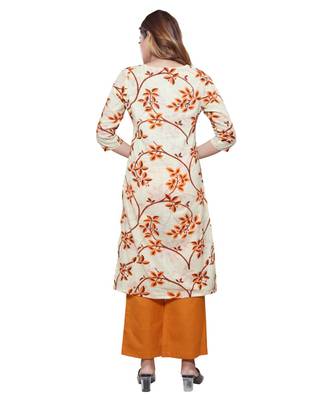 En Vogue Printed Cotton Kurta With Bottom 5
