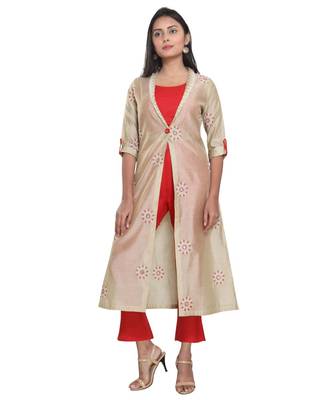 En Vogue Embroidered Jacket Blouse Set 2