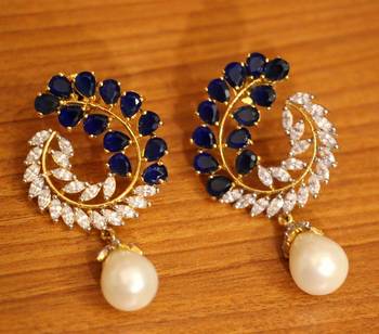 Blue danglers-drops 2