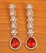Red ruby  danglers-drops