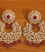 Red ruby  danglers-drops