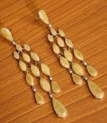 Yellow quartz  danglers-drops