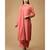Salmon Cutwork Embroidered Kurta Set