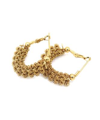 Gold Plated Hoop Earrings 4