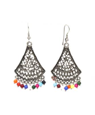 Multicolor silver plated Earrings 6